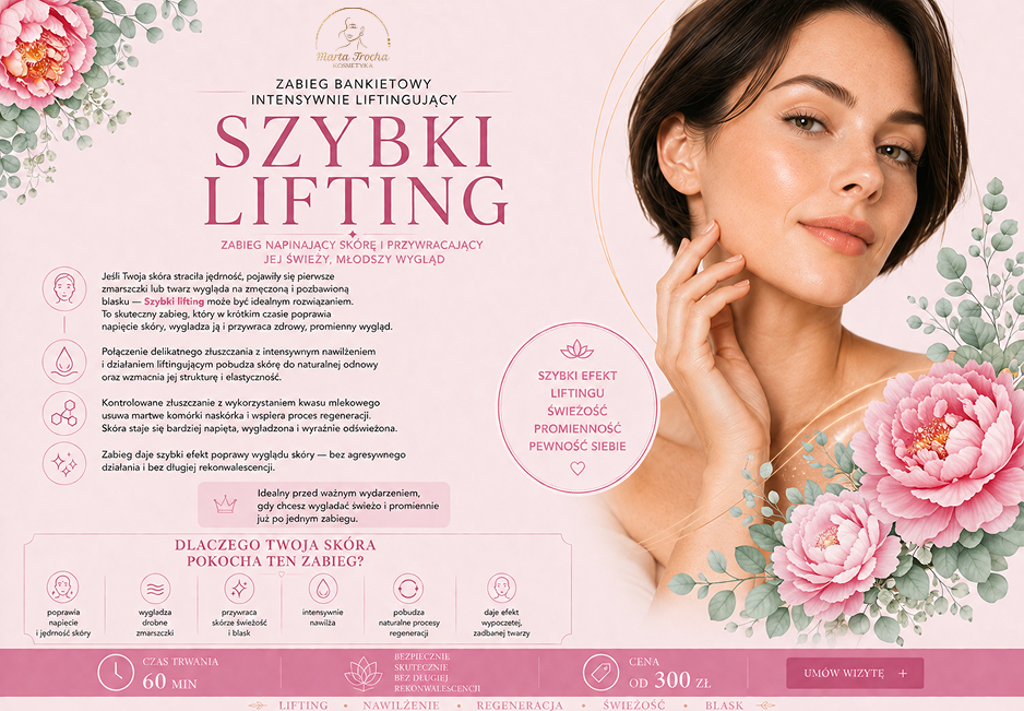 zabieg szybki lifting